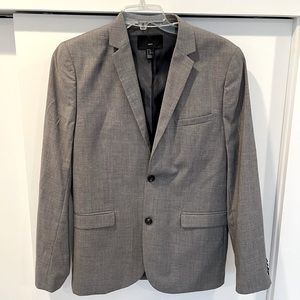 Men’s slim grey H&M blazer, 42R